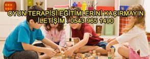 Oyun Terapisi Seminerleri Devam Ediyor