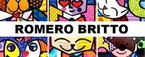 Romero Britto sanatsal boyama sayfaları