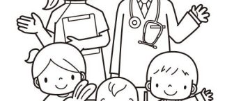 Sağlık haftası boyama sayfaları