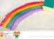 Sünger boyama ile gökkuşağı yapalım