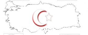 BAYRAKLI TÜRKİYE HARİTASI,ATATÜRK VE TÜRK BAYRAĞI BOYAMA SAYFALARI